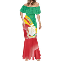 Personalised Guinea Independence Day Mermaid Dress Happy 2 October Guinee Coat Of Arms - Wonder Print Shop