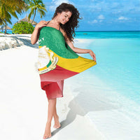 Personalised Guinea Independence Day Sarong Happy 2 October Guinee Coat Of Arms - Wonder Print Shop