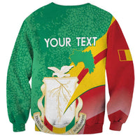 Personalised Guinea Independence Day Sweatshirt Happy 2 October Guinee Coat Of Arms - Wonder Print Shop