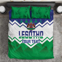Personalised Lesotho Independence Day Bedding Set Naha ea Lesotho Proud - Wonder Print Shop