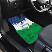 Personalised Lesotho Independence Day Car Mats Naha ea Lesotho Proud - Wonder Print Shop