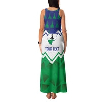 Personalised Lesotho Independence Day Family Matching Tank Maxi Dress and Hawaiian Shirt Naha ea Lesotho Proud - Wonder Print Shop