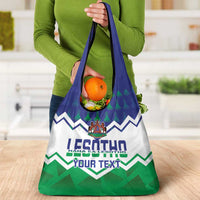 Personalised Lesotho Independence Day Grocery Bag Naha ea Lesotho Proud