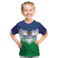 Personalised Lesotho Independence Day Kid T Shirt Naha ea Lesotho Proud - Wonder Print Shop