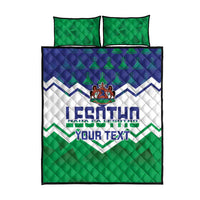 Personalised Lesotho Independence Day Quilt Bed Set Naha ea Lesotho Proud - Wonder Print Shop