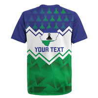 Personalised Lesotho Independence Day Rugby Jersey Naha ea Lesotho Proud - Wonder Print Shop