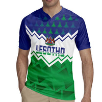 Personalised Lesotho Independence Day Rugby Jersey Naha ea Lesotho Proud - Wonder Print Shop