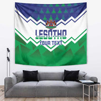 Personalised Lesotho Independence Day Tapestry Naha ea Lesotho Proud - Wonder Print Shop
