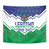 Personalised Lesotho Independence Day Tapestry Naha ea Lesotho Proud - Wonder Print Shop