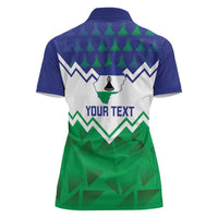 Personalised Lesotho Independence Day Women Polo Shirt Naha ea Lesotho Proud - Wonder Print Shop