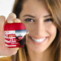 USA and Japan Rugby Custom AirPods Case Eagles Brave Blossoms Together Pacific - Wonder Print Shop