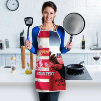 USA and Japan Rugby Custom Apron Eagles Brave Blossoms Together Pacific - Wonder Print Shop