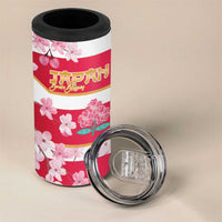 USA and Japan Rugby 4 in 1 Can Cooler Tumbler Eagles Brave Blossoms Together Pacific - Wonder Print Shop