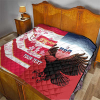 USA and Japan Rugby Custom Quilt Eagles Brave Blossoms Together Pacific - Wonder Print Shop