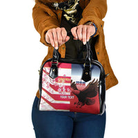 USA and Japan Rugby Custom Shoulder Handbag Eagles Brave Blossoms Together Pacific - Wonder Print Shop