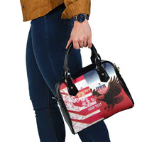 USA and Japan Rugby Custom Shoulder Handbag Eagles Brave Blossoms Together Pacific - Wonder Print Shop