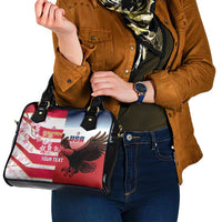 USA and Japan Rugby Custom Shoulder Handbag Eagles Brave Blossoms Together Pacific - Wonder Print Shop