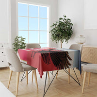 USA and Japan Rugby Custom Tablecloth Eagles Brave Blossoms Together Pacific - Wonder Print Shop