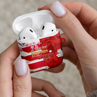 Canada and Japan Rugby Custom AirPods Case Canucks Brave Blossoms Together Pacific - Wonder Print Shop