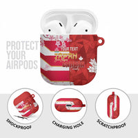 Canada and Japan Rugby Custom AirPods Case Canucks Brave Blossoms Together Pacific - Wonder Print Shop