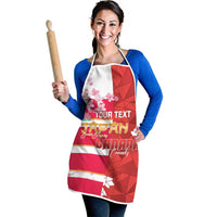 Canada and Japan Rugby Custom Apron Canucks Brave Blossoms Together Pacific - Wonder Print Shop