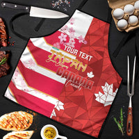 Canada and Japan Rugby Custom Apron Canucks Brave Blossoms Together Pacific - Wonder Print Shop