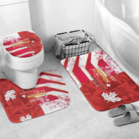 Canada and Japan Rugby Custom Bathroom Set Canucks Brave Blossoms Together Pacific - Wonder Print Shop