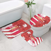 Canada and Japan Rugby Custom Bathroom Set Canucks Brave Blossoms Together Pacific - Wonder Print Shop