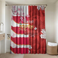 Canada and Japan Rugby Custom Bathroom Set Canucks Brave Blossoms Together Pacific - Wonder Print Shop