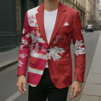 Canada and Japan Rugby Custom Blazer Canucks Brave Blossoms Together Pacific - Wonder Print Shop