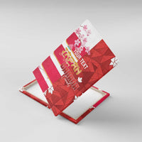 Canada and Japan Rugby Custom Canvas Wall Art Canucks Brave Blossoms Together Pacific - Wonder Print Shop