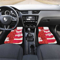 Canada and Japan Rugby Custom Car Mats Canucks Brave Blossoms Together Pacific - Wonder Print Shop