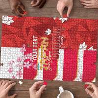Canada and Japan Rugby Custom Puzzle Canucks Brave Blossoms Together Pacific - Wonder Print Shop