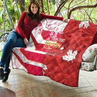 Canada and Japan Rugby Custom Quilt Canucks Brave Blossoms Together Pacific - Wonder Print Shop