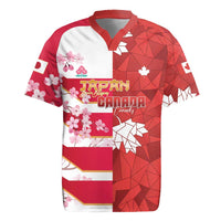 Canada and Japan Rugby Custom Rugby Jersey Canucks Brave Blossoms Together Pacific - Wonder Print Shop