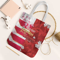 Canada and Japan Rugby Custom Tote Bag Canucks Brave Blossoms Together Pacific - Wonder Print Shop
