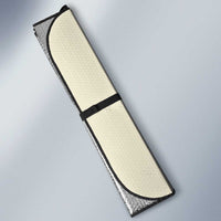 Samurai Warrior Japan Auto Sun Shade Red-blossomed Tree Classic Japanese Stylized - Wonder Print Shop