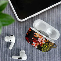 Hawaiian and Japanese AirPods Case Koi Fish With Kanaka Polynesian Tattoo - Wonder Print Shop