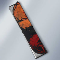 Hawaiian and Japanese Auto Sun Shade Koi Fish With Kanaka Polynesian Tattoo - Wonder Print Shop