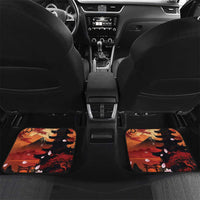 Hawaiian and Japanese Car Mats Koi Fish With Kanaka Polynesian Tattoo - Wonder Print Shop