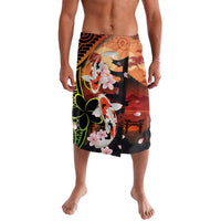 Hawaiian and Japanese Lavalava Koi Fish With Kanaka Polynesian Tattoo - Wonder Print Shop