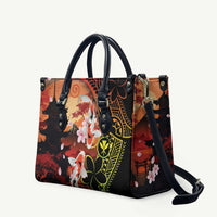 Hawaiian and Japanese Leather Bag Koi Fish With Kanaka Polynesian Tattoo - Wonder Print Shop