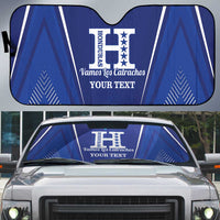 Honduras Football Custom Auto Sun Shade Los Catrachos Map Sporty Style - Wonder Print Shop