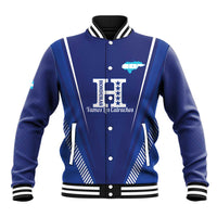 Honduras Football Custom Baseball Jacket Los Catrachos Map Sporty Style - Wonder Print Shop