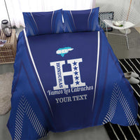 Honduras Football Custom Bedding Set Los Catrachos Map Sporty Style - Wonder Print Shop
