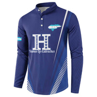 Honduras Football Custom Button Sweatshirt Los Catrachos Map Sporty Style - Wonder Print Shop