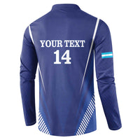 Honduras Football Custom Button Sweatshirt Los Catrachos Map Sporty Style - Wonder Print Shop