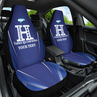 Honduras Football Custom Car Seat Cover Los Catrachos Map Sporty Style - Wonder Print Shop