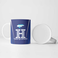 Honduras Football Custom Ceramic Mug Los Catrachos Map Sporty Style - Wonder Print Shop