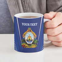 Honduras Football Custom Ceramic Mug Los Catrachos Map Sporty Style - Wonder Print Shop